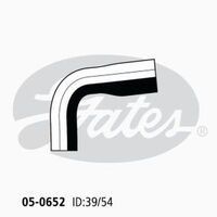 Radiator Hose Gates 05-0652 for MITSUBISHI FUSO FIGHTER FM515 6.6L 1985-89 DIESEL