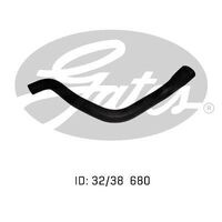 Radiator Hose Lower Gates 05-0669 for HOLDEN CAMIRA JE 2L 1987-1989 PETROL