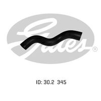 Radiator Hose Upper Gates 05-0809 for Holden Rodeo TF Ute  TD 4x4 (TFS55) 2.8 Diesel 4JB1-T