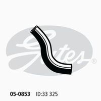 Upper Radiator Hose Gates 05-0853 For Toyota Hiace Regius 2.4L Petrol