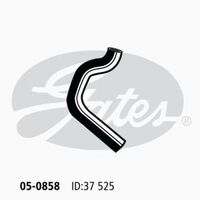 Radiator Hose Upper Gates 05-0858 for Toyota Landcruiser BJ74RV 3.4L 1985-1990 Diesel