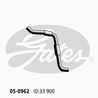 Radiator Hose Lower Gates 05-0962 For MITSUBISHI MAGNA  2.4L Petrol