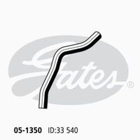 Radiator Hose Upper Gates 05-1350 for Toyota Tarago 2.2L 1984-1990