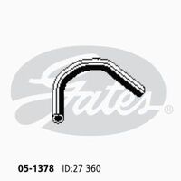 Upper Radiator Hose Gates 05-1378 For NISSAN PULSAR N14 1.6L 1991-1995 PETROL