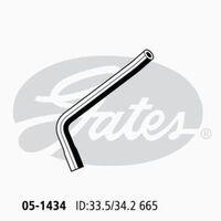 Radiator Hose lower Gates 05-1434 For HOLDEN Commodore VT VX VY 3.8L Statesman WH WL