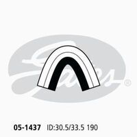 Radiator Hose Lower Eng to Water Outlet Gates 05-1437 for Holden Commodore VY Sedan 3.8 Petrol-S/C L67