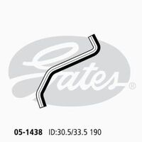 Radiator Hose Upper Gates 05-1438 for Holden Calais VX Sedan 3.8 Petrol L36
