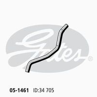 Radiator Hose Lower Auto Gates 05-1461 for Mitsubishi Mirage Hatchback CE 1.5 Petrol 4G15