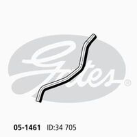 Radiator Hose Lower Auto Gates 05-1461 for Mitsubishi Lancer CJ, CE Coupe  (CJ2) 1.5 Petrol 4G15