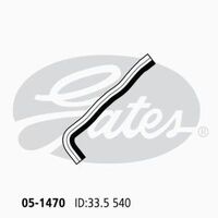 Upper Radiator Hose Gates 05-1470 for NISSAN PATROL Y61 4.5L 1997-2001 PETROL