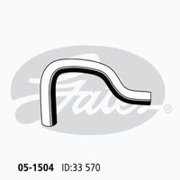 Radiator Hose Upper Gates 05-1504 for Toyota Landcruiser Prado 2.7L 1996-2002 Petrol