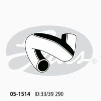 Radiator Hose Upper Gates 05-1514 for Holden Vectra JS Hatchback V6 2.6 Petrol Y 26 SE