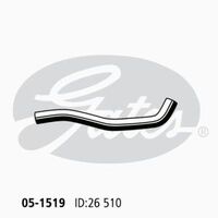 Radiator Hose Lower Gates 05-1519 for Toyota STRALET EP91 1.3L 1996-1999 Petrol