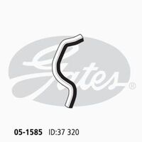 Radiator Hose Upper Gates 05-1585 for Holden Rodeo TF Ute 4x4 (TFS25) 3.2 Petrol 6VD1