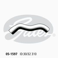 Radiator Hose Upper Gates 05-1597 for Holden Rodeo TF C/Chassis(TFR30) 2.2 Petrol C 22 NE