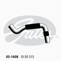 Radiator Hose Lower Gates 05-1608 for Toyota Corona ST163 1.8L 1988-1989