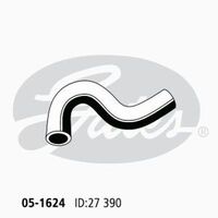 Radiator Hose Upper Gates 05-1624 for NISSAN PULSAR N14 1.6L 1991-1995 PETROL