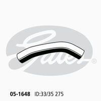 Radiator Hose Upper Gates 05-1648 for MITSUBISHI CHARIOT 1.8L 1991-1997