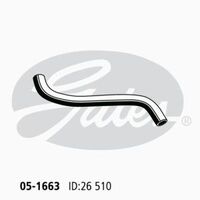 Radiator Hose Lower Gates 05-1663 for Toyota Starlet EP70 EP71 1984-90