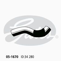 Radiator Hose Upper Gates 05-1670 for NISSAN/ DATSUN BLUEBIRD U12 2L 1988-1992
