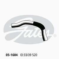 Radiator Hose Lower Gates 05-1684 for NISSAN/DATSUN LAUREL C33 2.8L 1989-1993 DIESEL