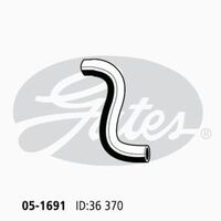 Radiator Hose Lower Gates 05-1691 for Toyota 4 Runner Hilux 3L 1993-1996 Diesel
