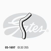 Radiator Hose Lower Gates 05-1697 for Toyota Spacia CR30 CR37 2L 1992-1996 Diesel
