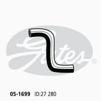 Radiator Hose Upper Gates 05-1699 for Toyota Starlet 1.3L
