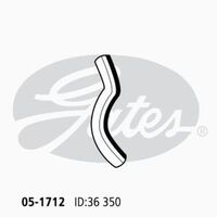 Radiator Hose Upper Gates 05-1712 for MERCEDES-BENZ 280SE W126 2.7l 1981-86