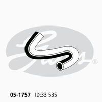 Radiator Hose Upper -(from VIN Y5200374) Gates 05-1757 for Holden Astra TS Sedan 1.8 Petrol Z18XE