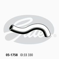 Radiator Hose Upper Gates 05-1758 for Holden Zafira TT MPV 2.2 Petrol Z22SE