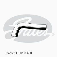 Radiator Hose Lower Rad to crossover pipe Gates 05-1761 for Holden Monaro V2 Coupe V8 5.7 Petrol LS1