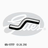 Radiator Hose Upper Gates 05-1777 for Nissan Pulsar N16 Sedan 1.8 Petrol QG18DE