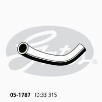 Radiator Hose Upper Gates 05-1787 for Ford Courier PG C/Chassis 2.6 Petrol G6