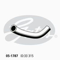 Radiator Hose Upper Gates 05-1787 for Ford Courier PE Ute 4x4 2.6 Petrol G6