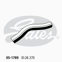 Radiator Hose Upper Gates 05-1789 for Honda Civic ES, ET Sedan  (EU3) 1.7 Petrol D17A6