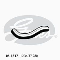 Radiator Hose Upper Gates 05-1817 for Ford Falcon BF C/Chassis 4.0 Petrol Barra 190