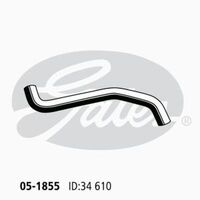 Radiator Hose Upper Gates 05-1855 for Holden Calais VY Sedan 3.8 Petrol L36