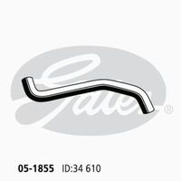 Radiator Hose Upper Gates 05-1855 for Holden Commodore VY Sedan 3.8 Petrol L36