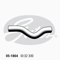 Radiator Hose Upper Gates 05-1864 for Hyundai Elantra XD Sedan 1.8 Petrol G4GB,G4BB
