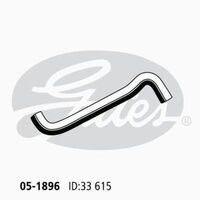 Radiator Hose Upper Gates 05-1896 for Holden Crewman VZ UteV8 SS/SS Thunder 6.0 Petrol LS2,L76