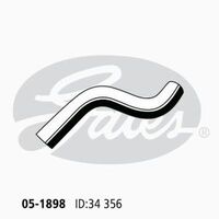 Radiator Hose Upper Gates 05-1898 for Mitsubishi Verada KL Sedan  3.5 Petrol 6G74