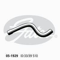 Lower Radiator Hose Gates 05-1929 For HOLDEN ASTRA AH 1.8L 2005 2008 PETROL