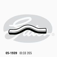 Upper Radiator Hose Gates 05-1939 for NISSAN X-TRAIL T30 2.5L 2001-2006 PETROL