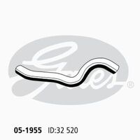 Radiator Hose Upper Gates 05-1955 for Mazda 3 BK Hatchback  MZR 2.3 Petrol L3-VE