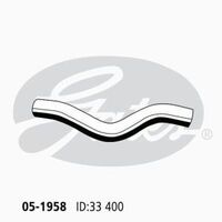 Radiator Hose Upper Gates 05-1958 for Toyota Aurion GSV40 Sedan  TRD 3.5 Petrol 2GR-FE