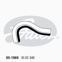 Radiator Hose Lower Gates 05-1969 For Toyota