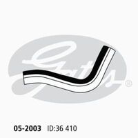 Radiator Hose Upper Gates 05-2003 for Toyota Landcruiser 4.7L 2007-2012 Petrol