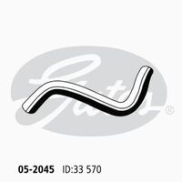 Radiator Hose Lower Gates 05-2045 for DAEWOO KALOS HOLDEN BARINA PETROL