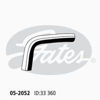 Radiator Hose Upper Gates 05-2052 for Holden Viva JF Hatchback 1.8 Petrol F18D3